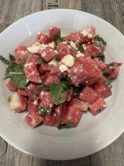 Wassermelone-Feta Salat mit Minze